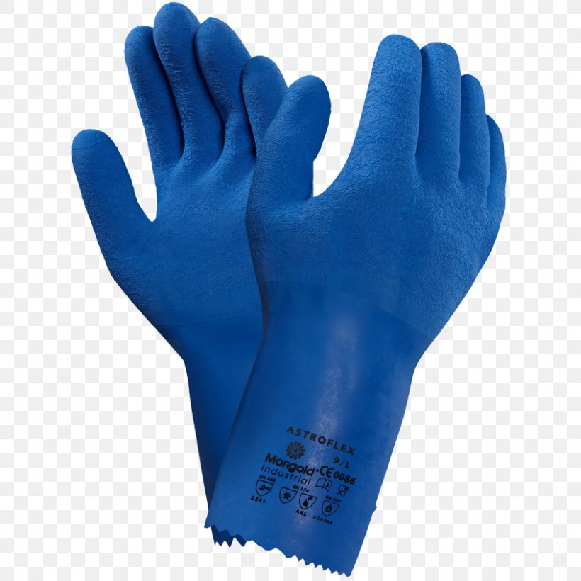 Medical Glove Natural Rubber Nitrile Rubber Glove, PNG, 845x845px, Glove, Ansell, Cobalt Blue, Cuff, Electric Blue Download Free