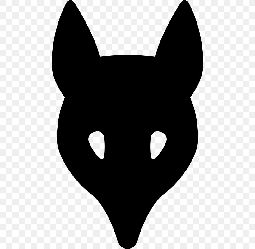 Silhouette Fox Clip Art, PNG, 488x800px, Silhouette, Arctic Fox, Black, Black And White, Carnivoran Download Free