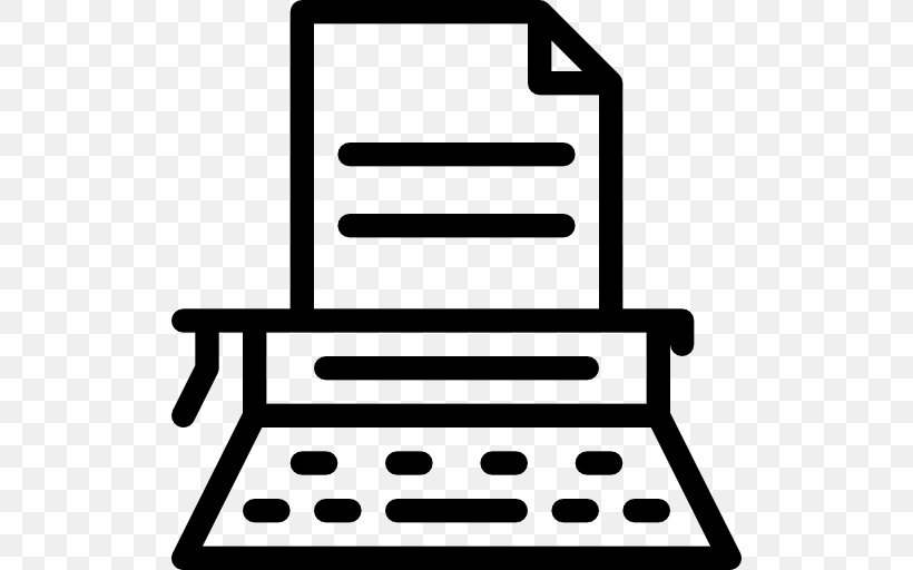 Typewriter Writing Font, PNG, 512x512px, Typewriter, Black And White, Document, Editing, Promotion Download Free