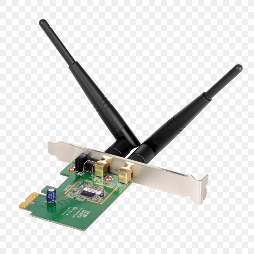 Edimax EW-7612PIn Wireless Network Interface Controller IEEE 802.11 Adapter, PNG, 970x970px, Edimax Ew7612pin, Adapter, Computer, Conventional Pci, Edimax Download Free