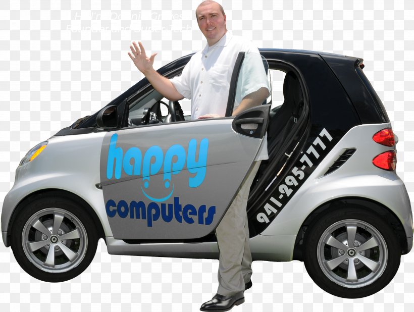 Happy Computers Computer Repair Technician Laptop Car, PNG, 2765x2087px, Computer, Automotive Design, Automotive Exterior, Automotive Wheel System, Brand Download Free
