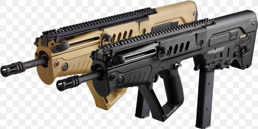 IWI Tavor Israel Weapon Industries X95 Firearm .300 AAC Blackout, PNG, 2039x1020px, Watercolor, Cartoon, Flower, Frame, Heart Download Free