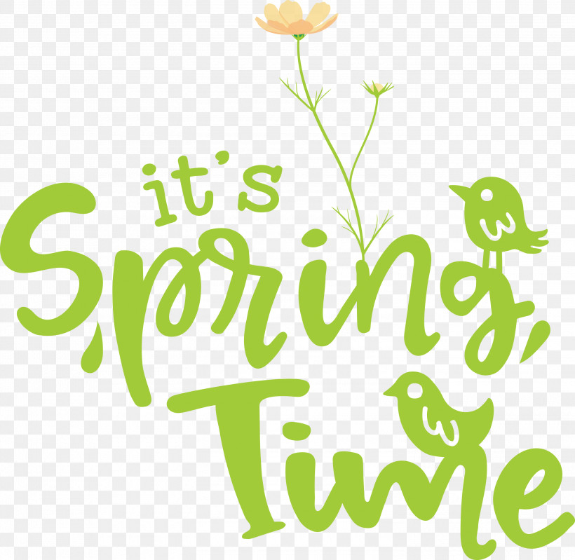 Spring Time Spring, PNG, 3000x2924px, Spring Time, Floral Design, Green, Leaf, Line Download Free