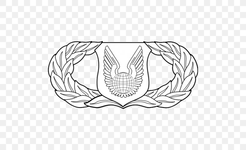 Badges Of The United States Air Force Space Operations Badge U.S. Air Force Aeronautical Rating, PNG, 500x500px, United States Air Force, Air Force, Aircrew Badge, Airman Battle Uniform, Army Officer Download Free