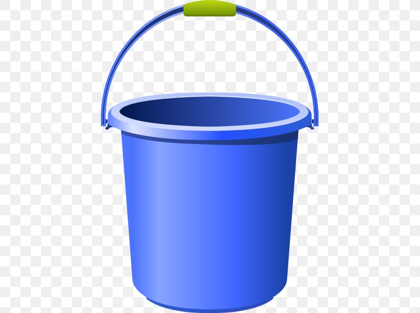 Bucket, PNG, 425x611px, Bucket, Computer Graphics, Container, Electric Blue, Material Download Free