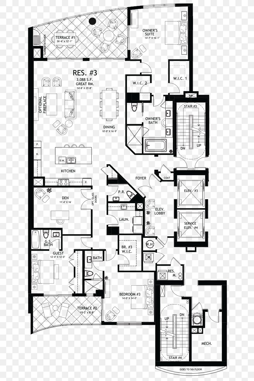 Floor Plan Architecture House Condominium, PNG, 675x1230px, Floor Plan, Architecture, Area, Artwork, Black And White Download Free