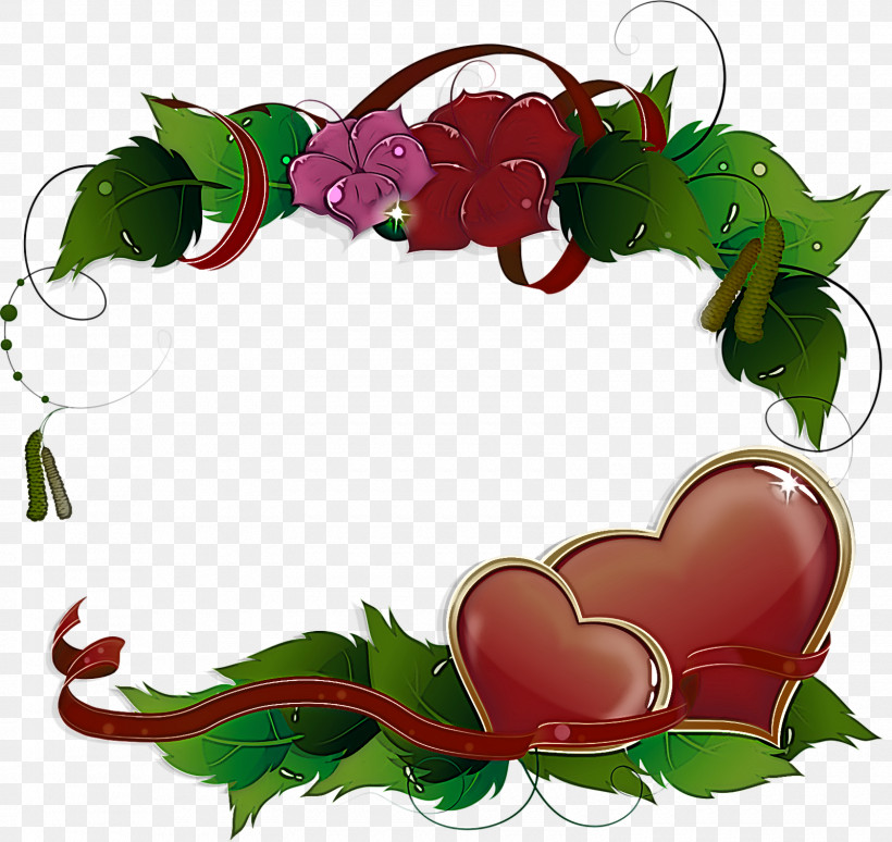 Flower Heart Valentines Day, PNG, 1600x1512px, Flower Heart, Flower, Holly, Leaf, Ornament Download Free