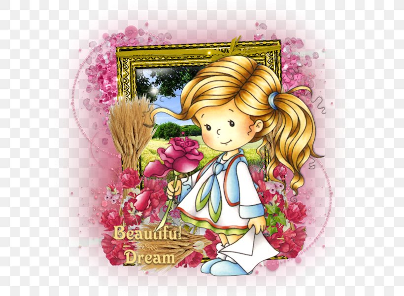 Illustration Cartoon Pink M Valentine's Day Doll, PNG, 600x600px, Cartoon, Angel, Animated Cartoon, Art, Doll Download Free