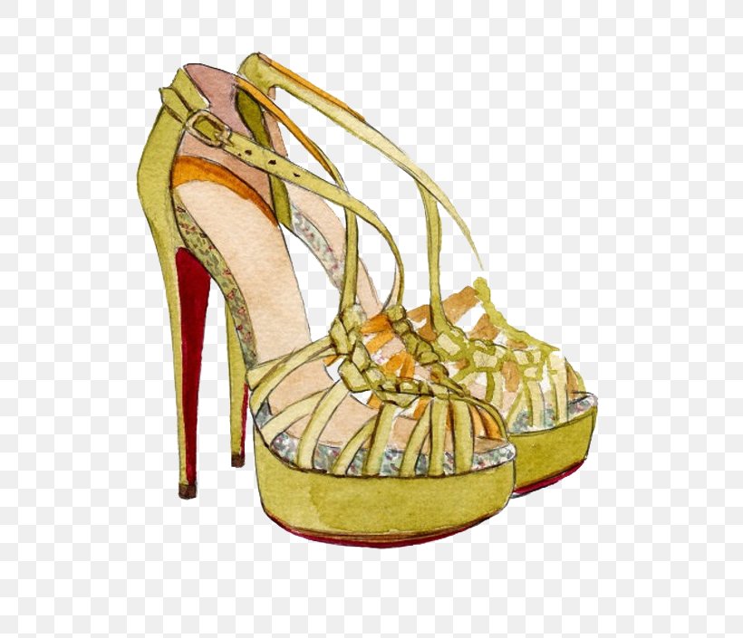 Shoe High-heeled Footwear Sandal Fashion Drawing, PNG, 700x705px, Shoe, Ballet Flat, Christian Louboutin, Court Shoe, Designer Download Free