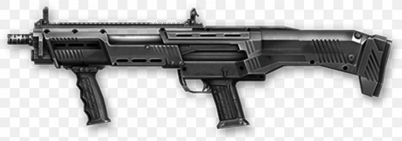 Weapon Warface Firearm Standard Manufacturing DP-12 Shotgun, PNG, 1888x665px, Watercolor, Cartoon, Flower, Frame, Heart Download Free