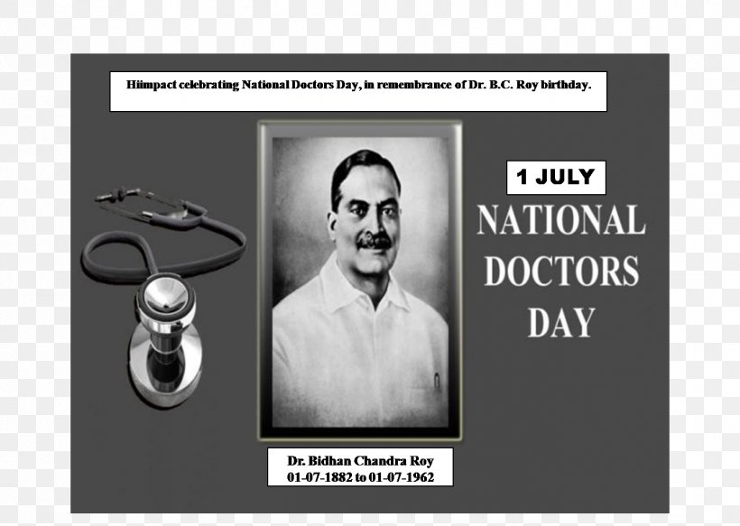 West Bengal National Doctors' Day Physician 1 July Medicine, PNG, 1352x962px, West Bengal, Advertising, Bidhan Chandra Roy, Black And White, Brand Download Free