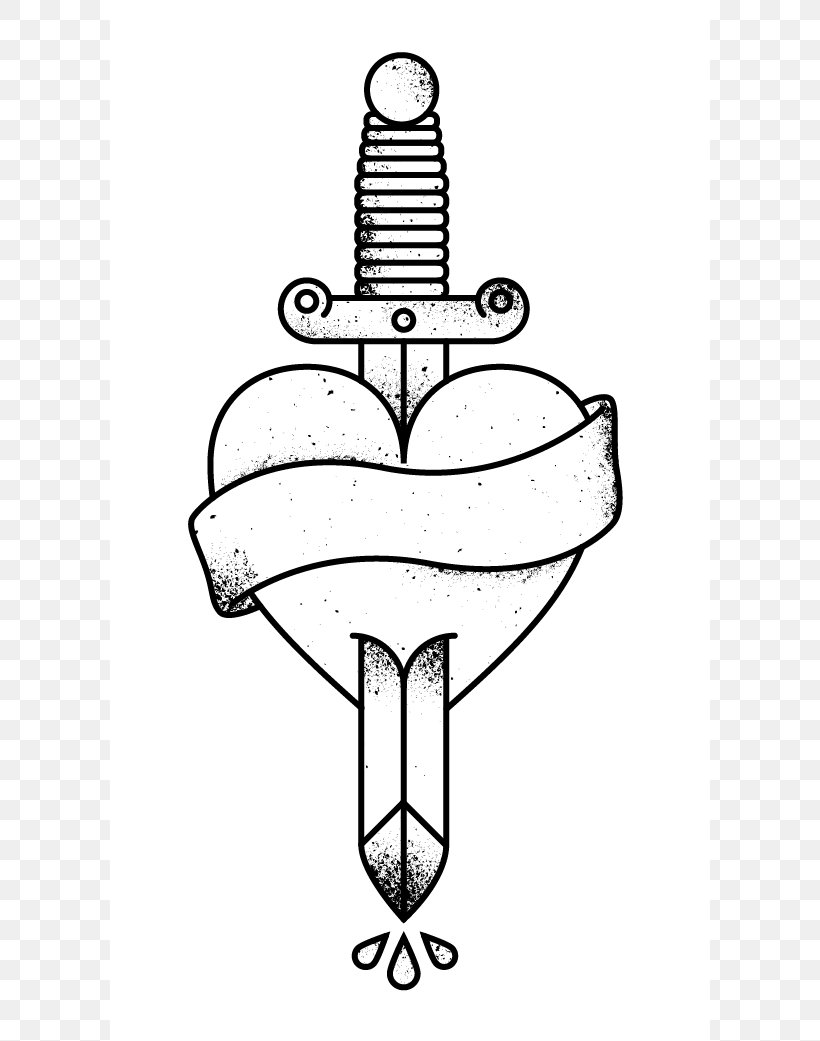 Drawing Tattoo Art, PNG, 600x1041px, Drawing, Art, Black And White, Dagger, Digital Illustration Download Free