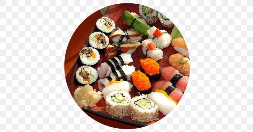 Sushi California Roll Japanese Cuisine Makizushi Asian Cuisine, PNG, 960x500px, Sushi, Appetizer, Asian Cuisine, Asian Food, California Roll Download Free