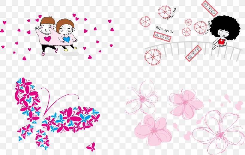 Clip Art, PNG, 1744x1105px, Cartoon, Animation, Doll, Flower, Heart Download Free