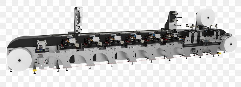 Edale Flexography Printing Press Machine, PNG, 4961x1803px, Edale, Auto Part, Automation, Circuit Component, Druckmaschine Download Free