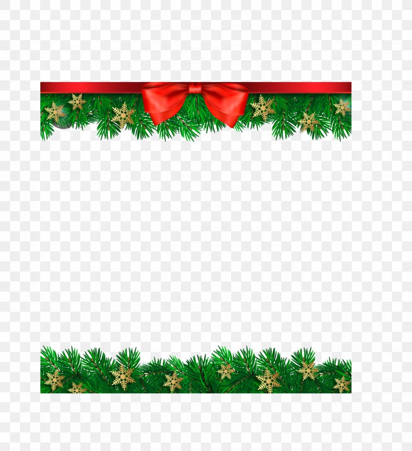 Vector Hand-painted Christmas Decoration Border, PNG, 1402x1534px, Christmas, Border, Christmas And Holiday Season, Christmas Decoration, Christmas Ornament Download Free
