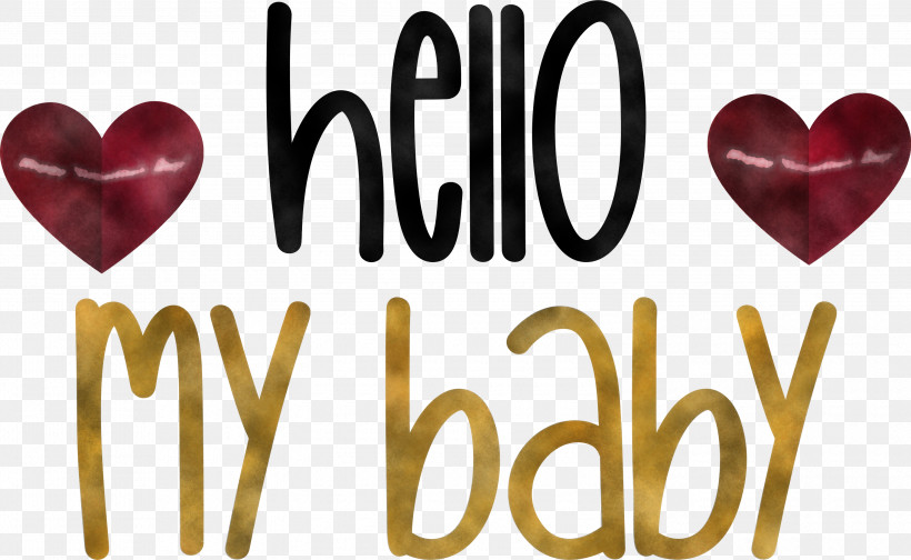 Hello My Baby Valentines Day Quote, PNG, 3000x1845px, Hello My Baby, Logo, M, M095, Meter Download Free