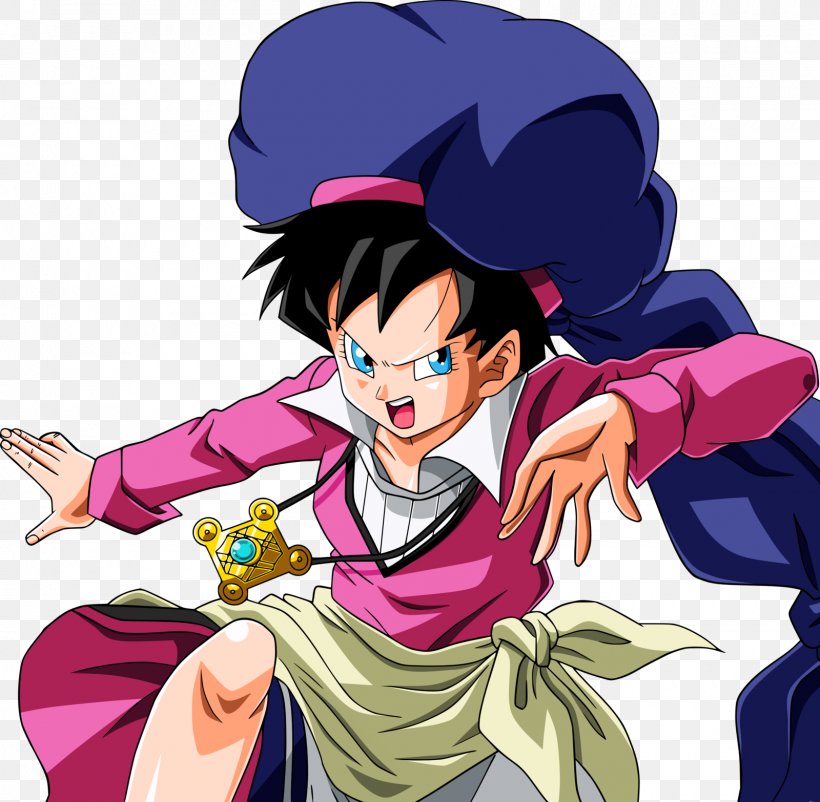 Videl Chi-Chi Mr. Satan Goku Bio Broly, PNG, 1600x1566px, Watercolor, Cartoon, Flower, Frame, Heart Download Free