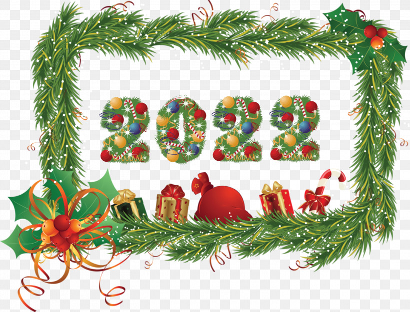 2022 Happy New Year 2022 New Year 2022, PNG, 3000x2287px, Christmas Day, New Year, Picture Frame, Santa Claus Download Free