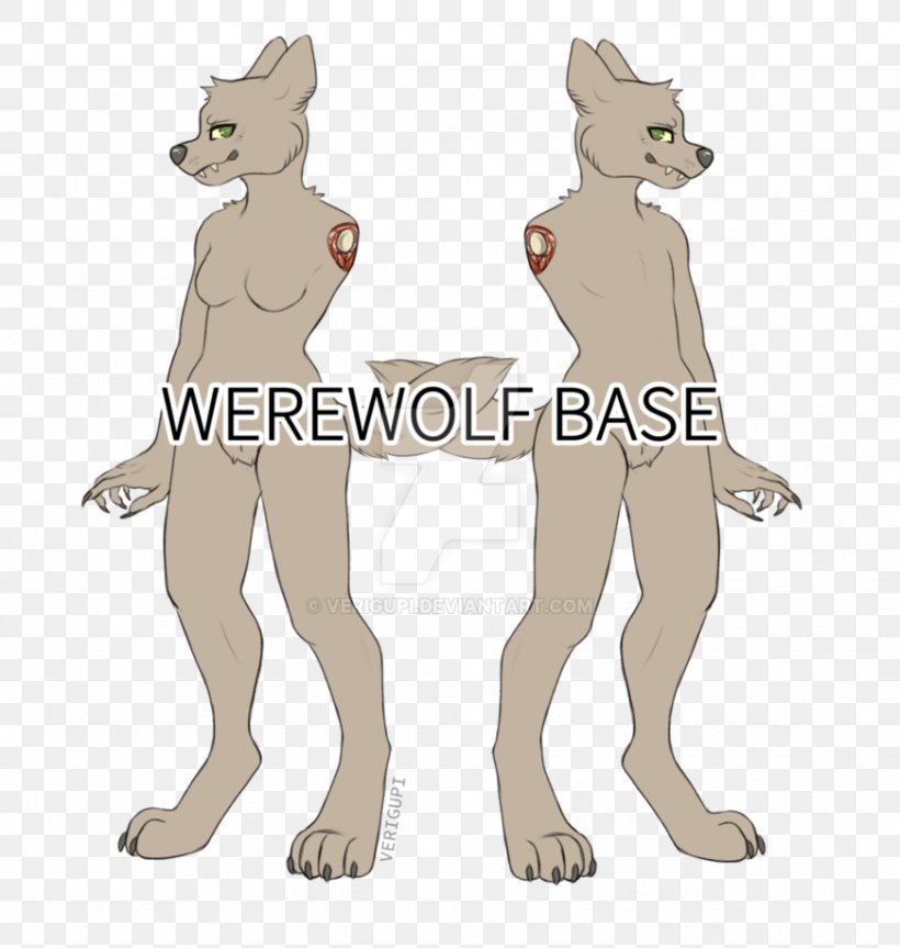 Cat Dog Werewolf Drawing Base, PNG, 871x917px, Cat, Arm, Art, Base, Big Cats Download Free