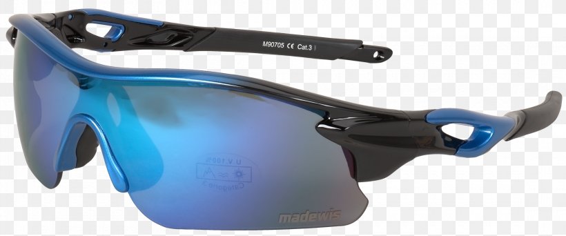 Goggles Sunglasses Oakley, Inc., PNG, 2200x919px, Goggles, Aqua, Blue, Eyewear, Glasses Download Free