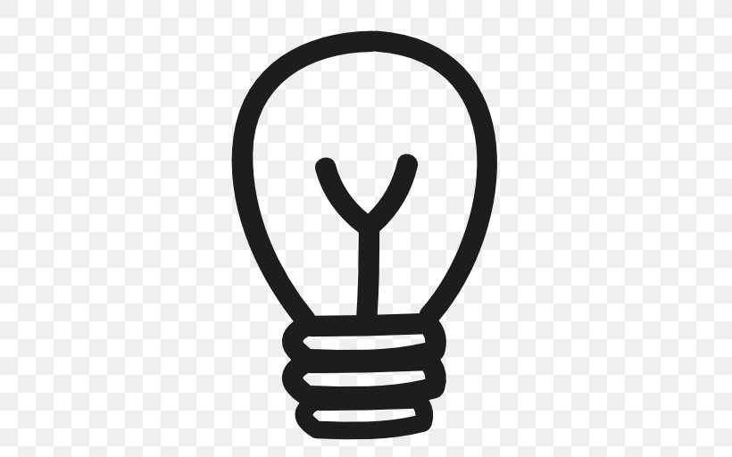 Incandescent, PNG, 512x512px, Incandescent Light Bulb, Black And White, Computer Software, Hand, Idea Download Free
