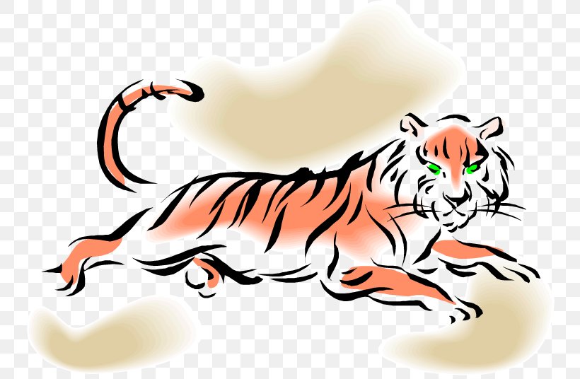 Sundarbans Bengal Tiger Felidae Habitat Clip Art, PNG, 750x536px, Sundarbans, Bengal Tiger, Big Cats, Carnivoran, Cartoon Download Free