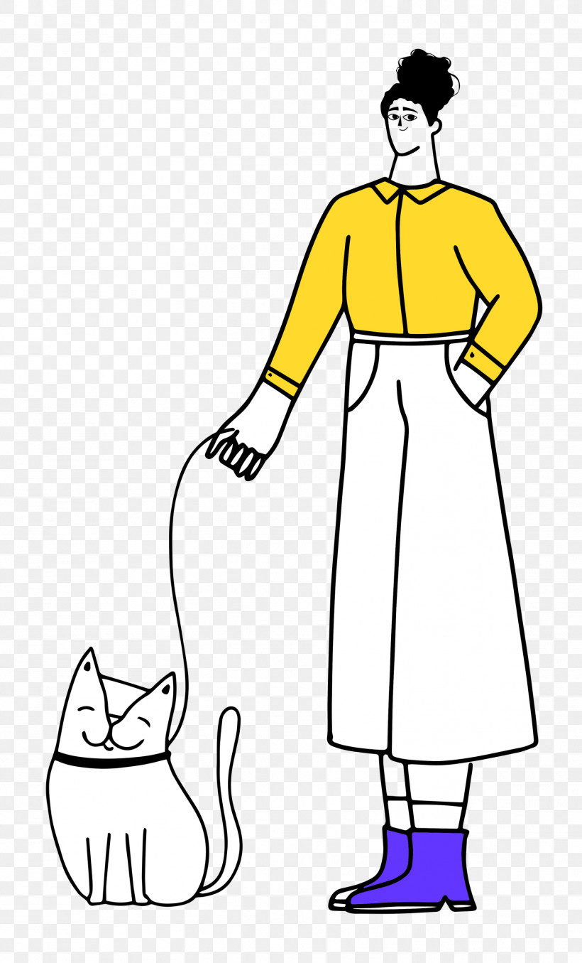 Walking The Cat, PNG, 1512x2500px, Dress, Clothing, Hm, Joint, Line Art Download Free