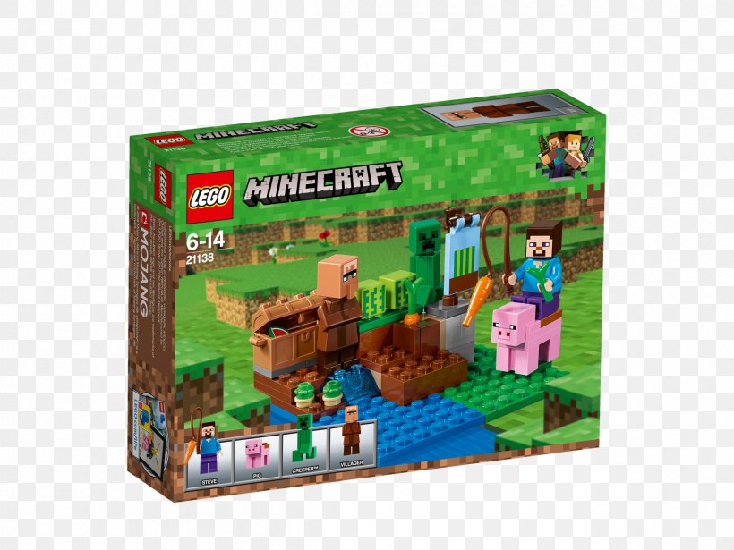 LEGO Minecraft The Melon Farm Toy, PNG, 2400x1800px, Minecraft, Game, Lego, Lego Minecraft, Lego Minifigure Download Free