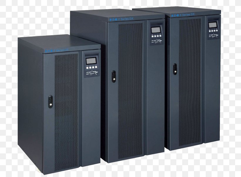 UPS Eaton Corporation Volt-ampere Three-phase Electric Power Power Inverters, PNG, 742x600px, Ups, Computer Case, Eaton Corporation, Electric Battery, Electric Power Download Free