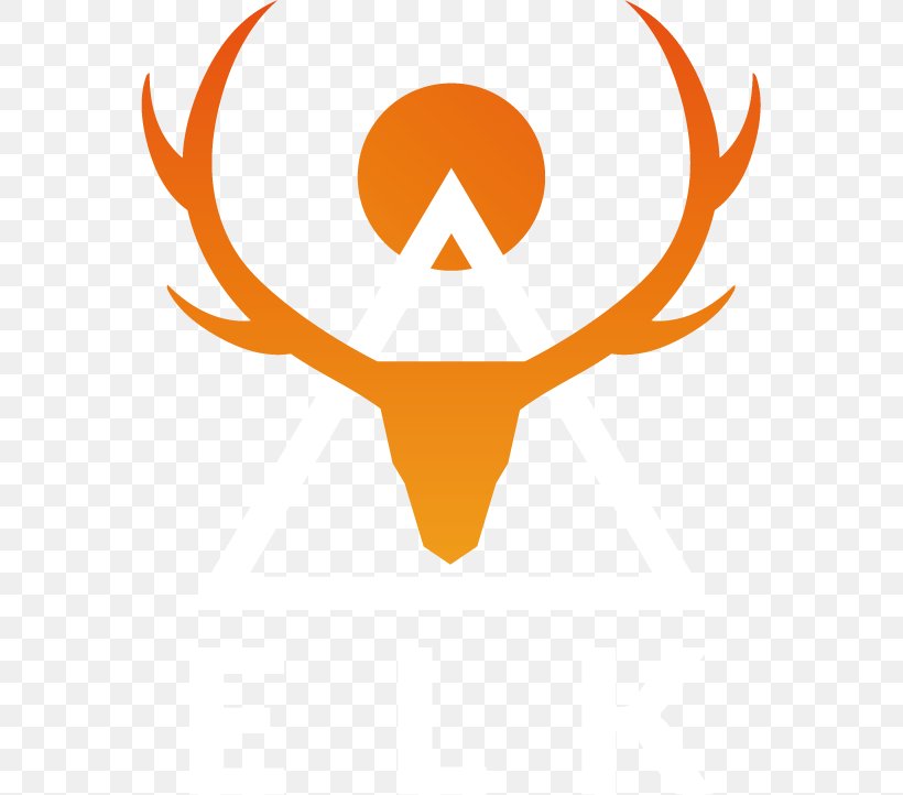 Antler Line Logo Clip Art, PNG, 563x722px, Antler, Artwork, Logo, Orange, Symbol Download Free