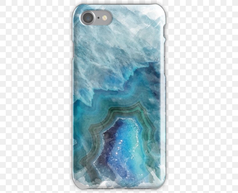 Geode Agate T-shirt Watercolor Painting Turquoise, PNG, 500x667px, Geode, Agate, Aqua, Iphone, Leggings Download Free