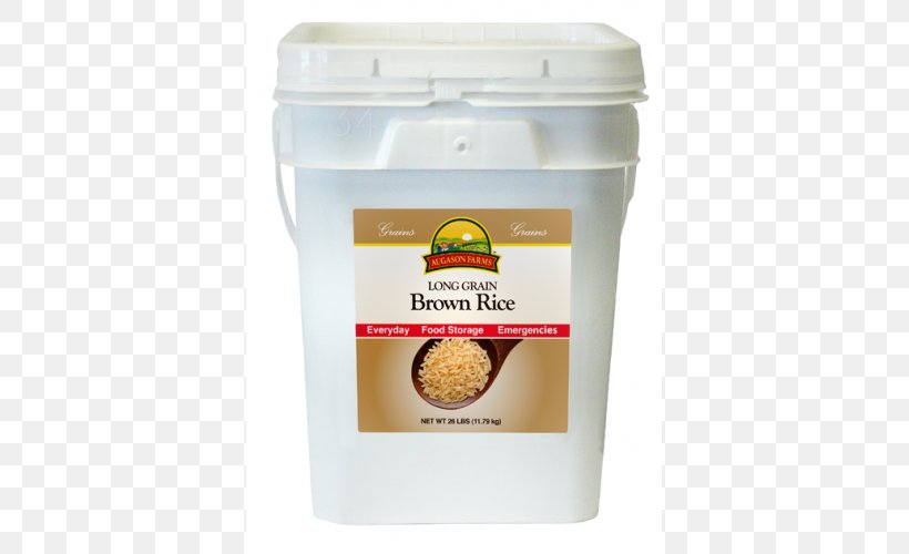 Ingredient Food Brown Rice Cereal, PNG, 500x500px, Ingredient, Augason Farms, Brown Rice, Cereal, Emergency Download Free