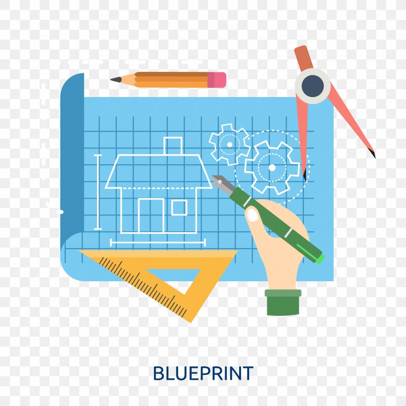 Blueprint Design Architecture Drawing Plan, PNG, 3000x3000px, Blueprint, Architectural Plan, Architecture, Blockchain, Design Thinking Download Free