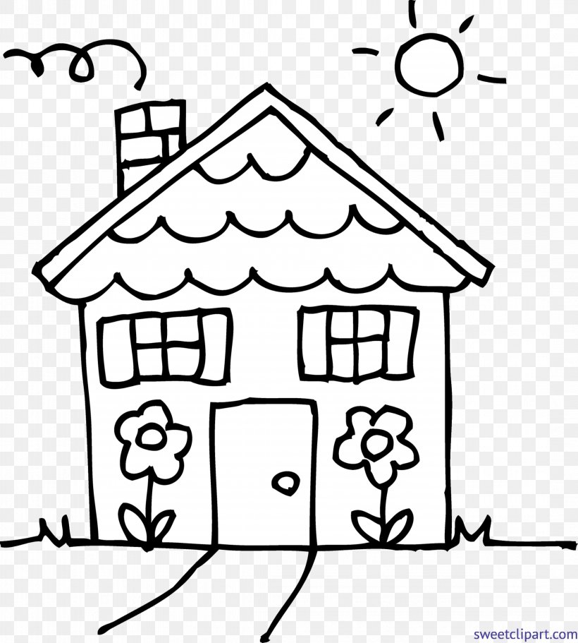 House White Clip Art, PNG, 4332x4815px, House, Area, Art, Black, Black And White Download Free