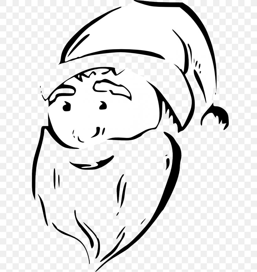Santa Claus Face Clip Art, PNG, 640x868px, Watercolor, Cartoon, Flower, Frame, Heart Download Free