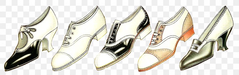 Vintage Clothing High-heeled Shoe Fashion Clip Art, PNG, 1600x506px, Vintage Clothing, Antique, Body Jewelry, Boot, Clothing Download Free