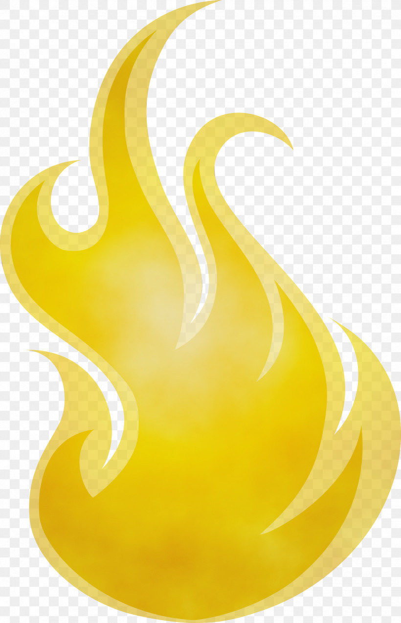 Yellow Font, PNG, 1930x3000px, Fire, Flame, Paint, Watercolor, Wet Ink Download Free