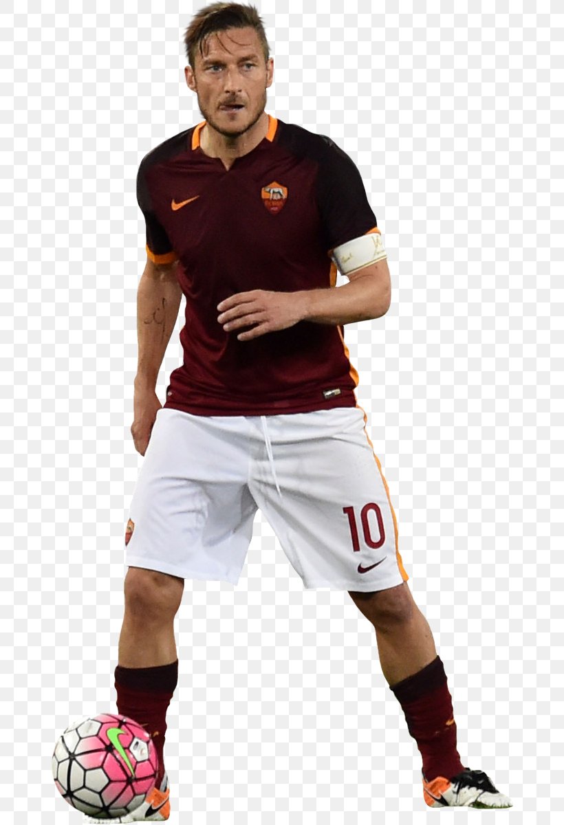 Francesco Totti A.S. Roma Jersey Rendering Football, PNG, 674x1200px, Francesco Totti, As Roma, Clothing, Dries Mertens, Football Download Free