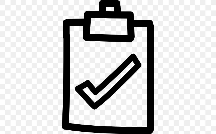 Check Mark Clipboard Checkbox Clip Art, PNG, 512x512px, Check Mark, Black And White, Checkbox, Clipboard, Rectangle Download Free