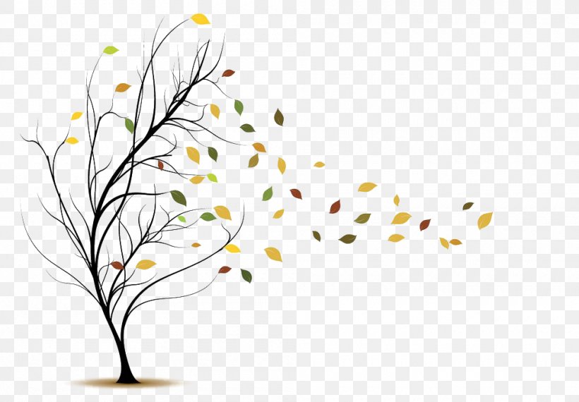 Wind Leaf Royalty-free Clip Art, PNG, 1000x696px, Wind, Autumn, Branch, Drawing, Flower Download Free