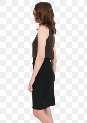 Dress - Little Black Dress Shoulder Sleeve Formal Wear PNG
