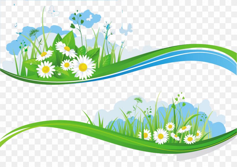 Banner Sky Flower Illustration, PNG, 1000x706px, Banner, Advertising, Aquarium Decor, Blue, Flora Download Free