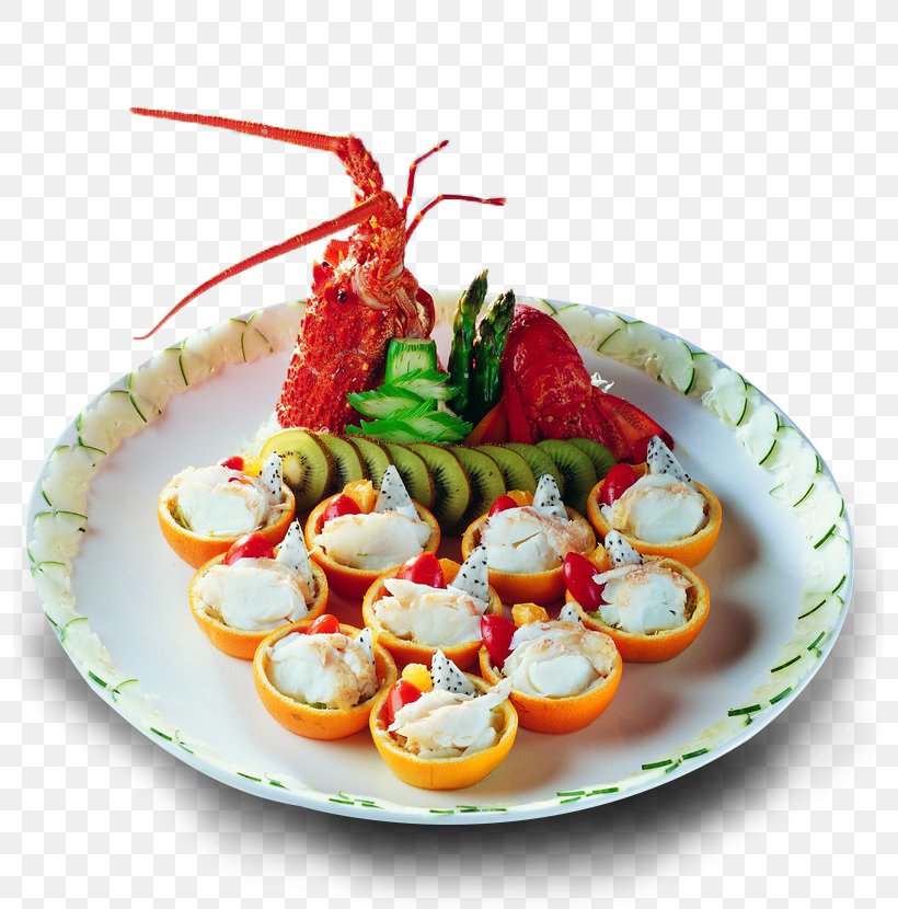Chinese Cuisine Seafood Palinurus Elephas Ingredient, PNG, 795x830px, Chinese Cuisine, Animal Source Foods, Appetizer, Cuisine, Dish Download Free