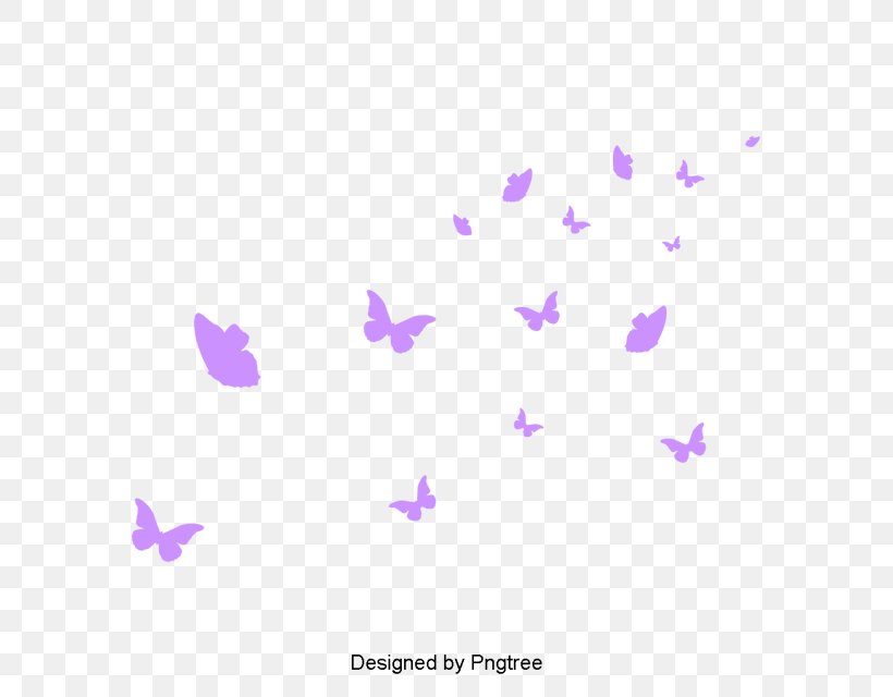 Clip Art Butterfly Silhouette Design, PNG, 640x640px, Butterfly, Cartoon, Lavender, Lilac, Logo Download Free