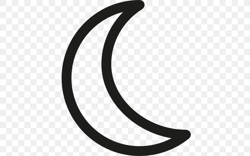 Crescent Symbol Arrow, PNG, 512x512px, Crescent, Black And White, Cloud, Lunar Phase, Monochrome Download Free