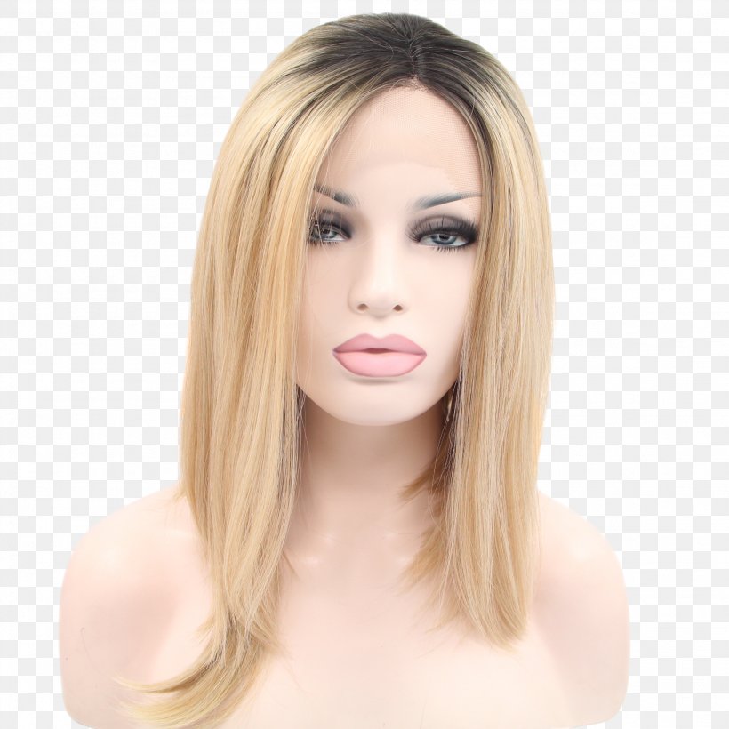 Lace Wig Bob Cut Synthetic Fiber Blond, PNG, 2304x2304px, Lace Wig, Artificial Hair Integrations, Bangs, Black Hair, Blond Download Free