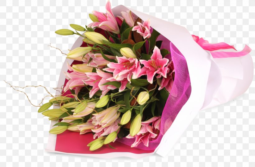 Flower Bouquet Floral Design Cut Flowers Lilium, PNG, 900x589px, Flower Bouquet, Anniversary, Cut Flowers, Floral Design, Floristry Download Free