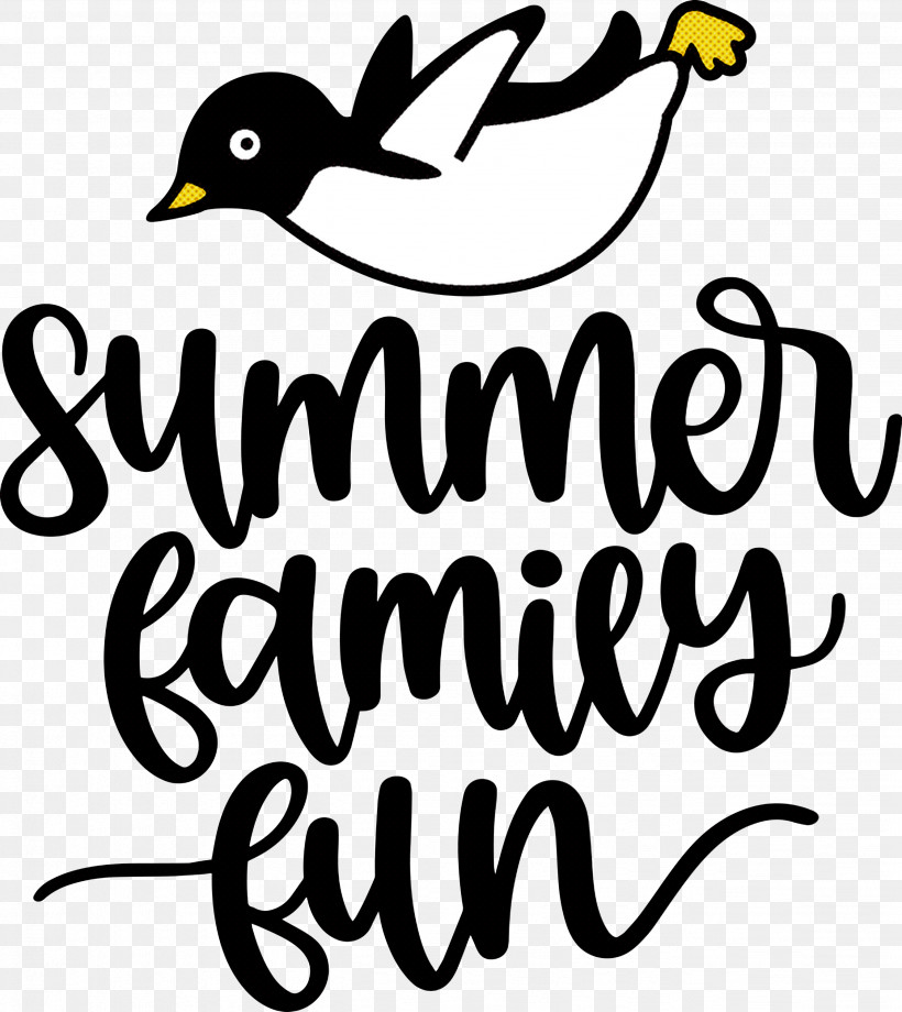 Summer Family Fun Summer, PNG, 2673x3000px, Summer, Beak, Birds, Black, Black And White Download Free