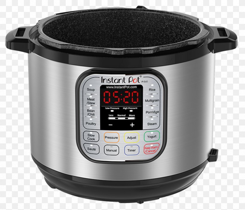 Instant Pot IP-DUO60 Pressure Cooking Slow Cookers Quart, PNG, 1194x1024px, Instant Pot, Cooker, Cooking, Cooking Ranges, Cookware And Bakeware Download Free
